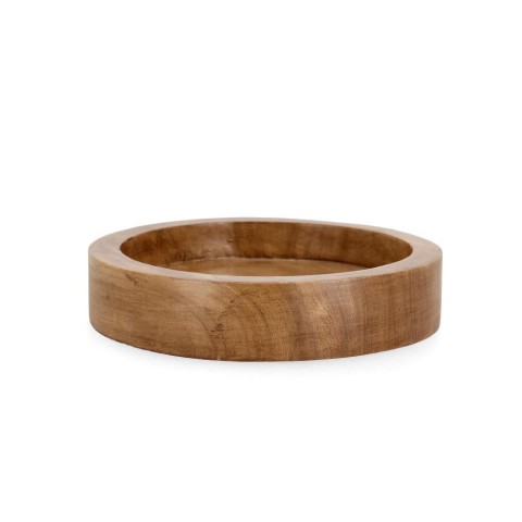 VASSOIO DECOR JAMAL LEGNO MARRONE D24X5H